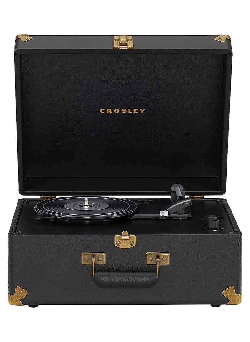 Crosley CR6253B-BK Anthology Vintage 3-Speed Bluetooth in/Out Suitcase Turntable Black