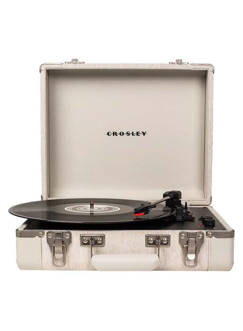 Crosley CR6019E-SA4 Executive Vintage Bluetooth in/Out 3-Speed Portable USB Turntable Sand