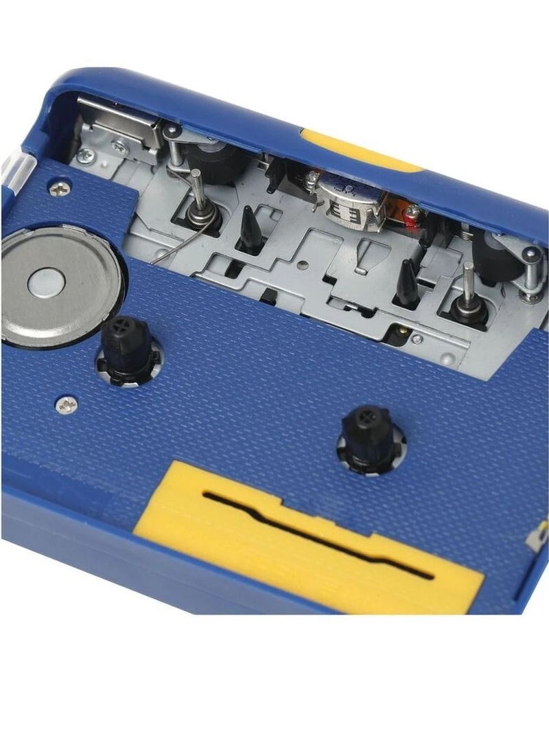 Mji JO9 Cassette Player (Clear Super USB) - Blue