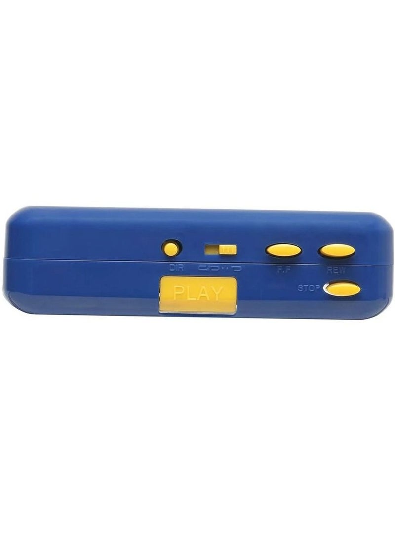 Mji JO9 Cassette Player (Clear Super USB) - Blue