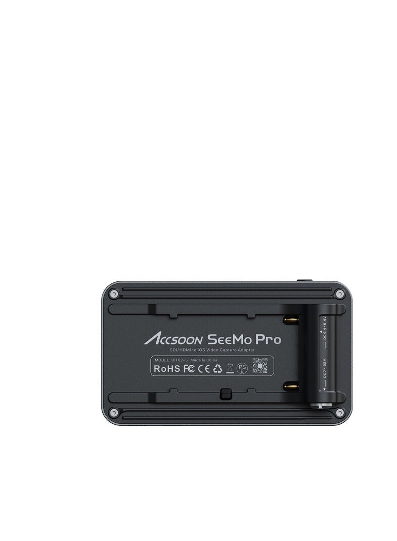 Accsoon SeeMo Pro SDI/HDMI to USB-C Video Capture Adapter for iPhone / iPad