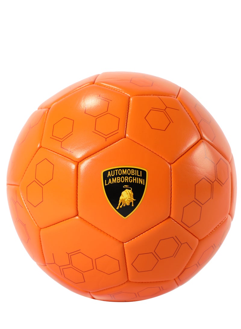 LAMBORGHINI No.5 PVC SOCCER BALL-ORANGE