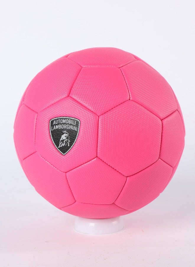 LAMBORGHINI No.5 PVC SOCCER BALL-PINK (Size 5)