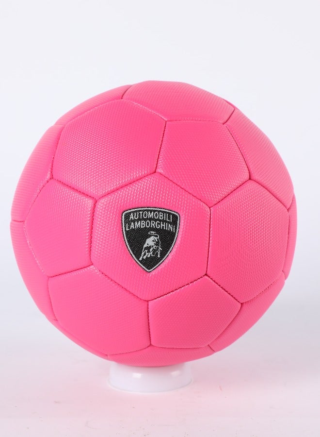 LAMBORGHINI No.5 PVC SOCCER BALL-PINK (Size 5)