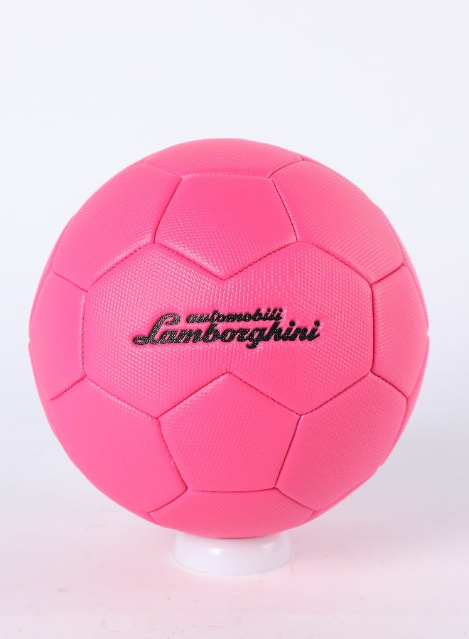 LAMBORGHINI No.5 PVC SOCCER BALL-PINK (Size 5)