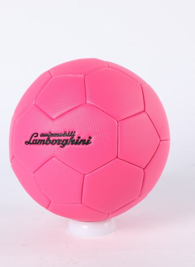 LAMBORGHINI No.5 PVC SOCCER BALL-PINK (Size 5)