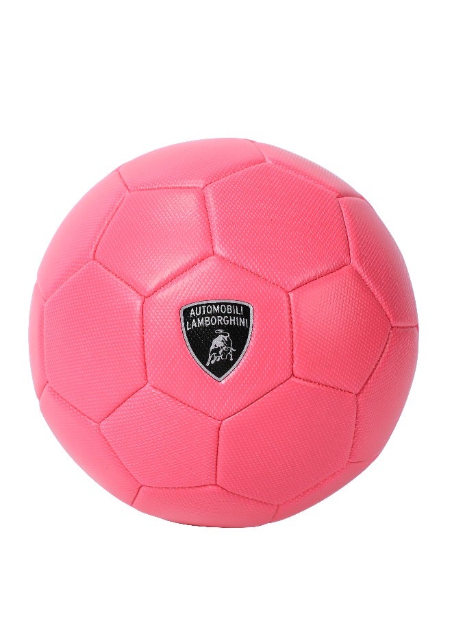 LAMBORGHINI No.5 PVC SOCCER BALL-PINK (Size 5)