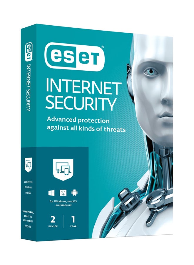 NOD32 Internet Security For 2 User 1 Year White