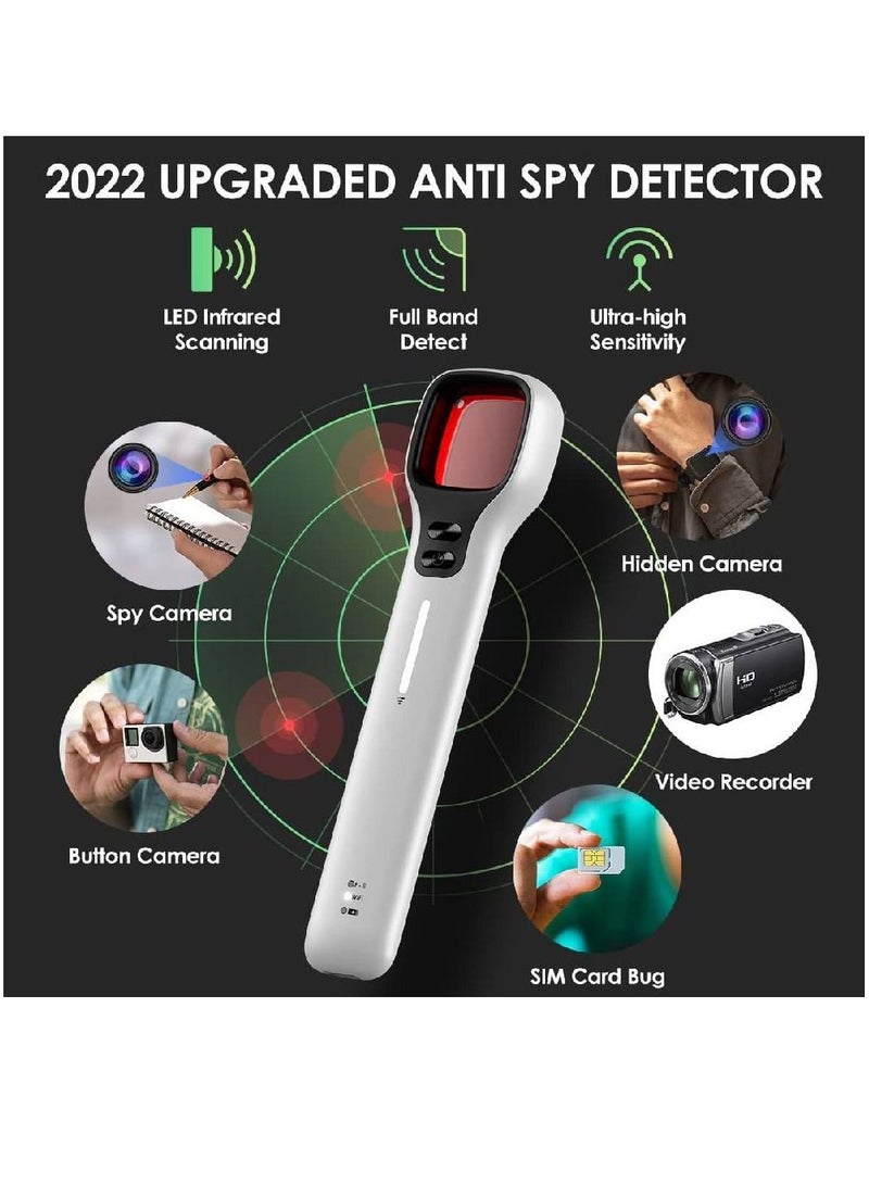 Sport Anti Spy Hidden Camera Detectors, RF Signal Bug Detector Device, GPS Tracker Detector, Portable Listening Device Detector with 7 Levels Sensitivity For Hotels Cars Travel
