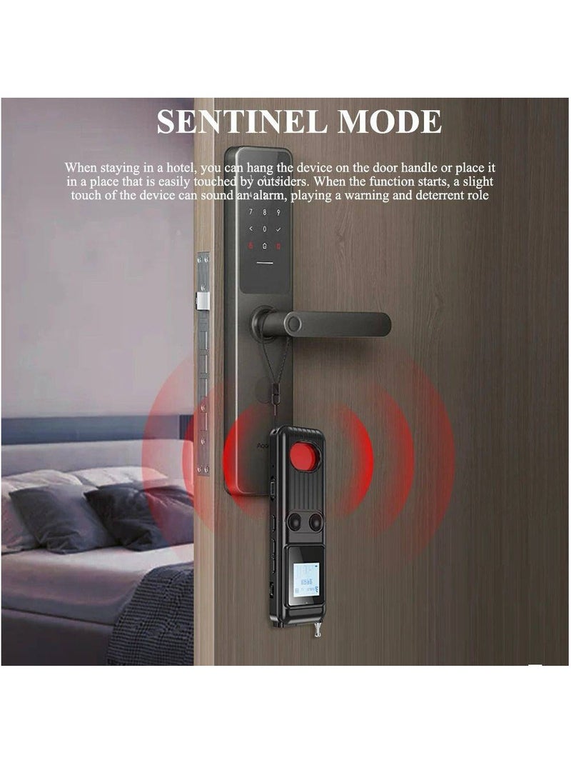 New Design Hidden Camera Detectors, Aunty Hidden Detection Devices, Car GPS Tracker Detector, Wireless Signal Anti-Sneak Anti-Monitoring Scan Tracker Detector IR Camera Detector Black