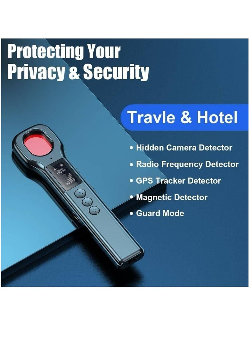 New Design Hidden Camera Detectors, Aunty Hidden Detection Devices, Car GPS Tracker Detector, Wireless Signal Anti-Sneak Anti-Monitoring Scan Tracker Detector IR Camera Detector Black