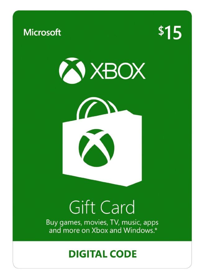 Xbox Live Gift Card 15 USD Green