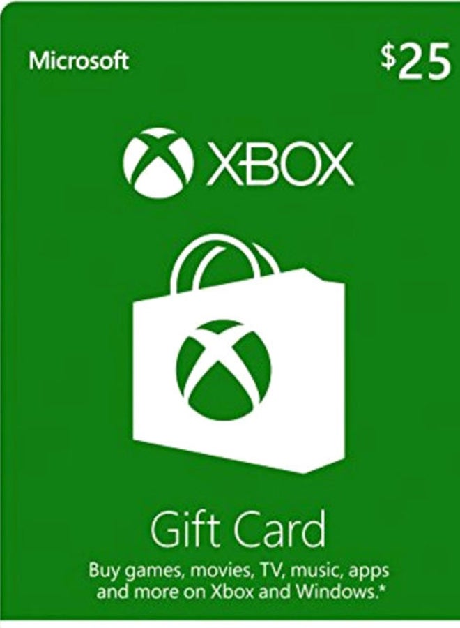 Xbox Gift Card Green/White