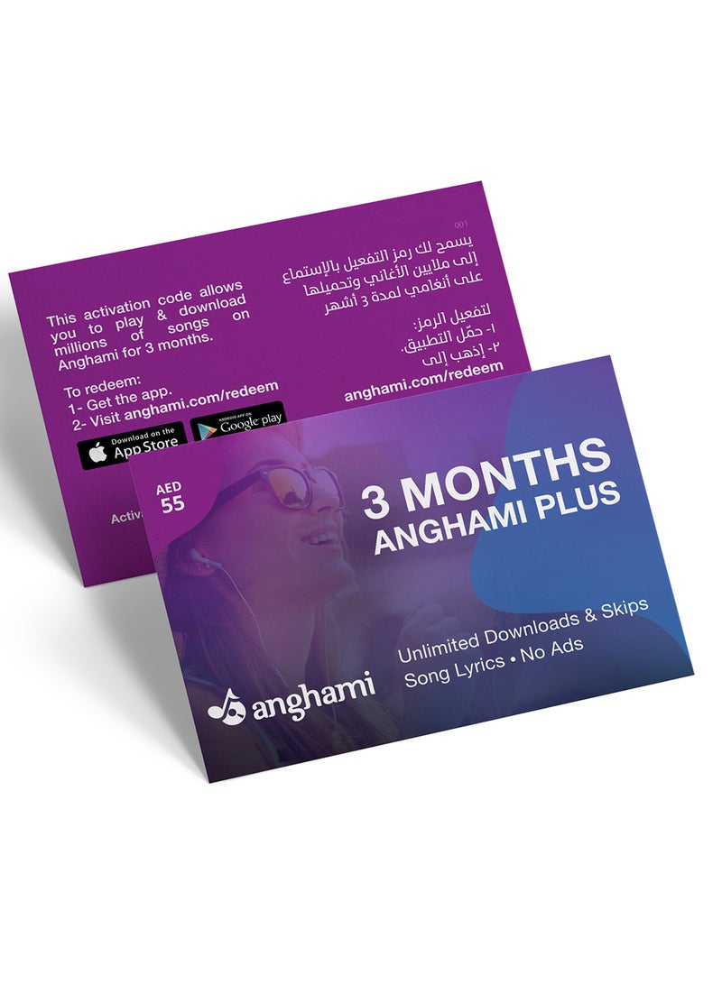 Anghami Plus 3 months