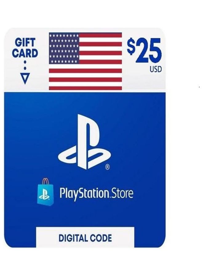 PlayStation US - 25$ - Digital Code (Delivery via SMS/WhatsApp)