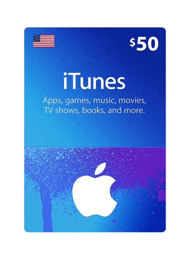 App Store & iTunes US 50$ (Delivery via SMS/WhatsApp)