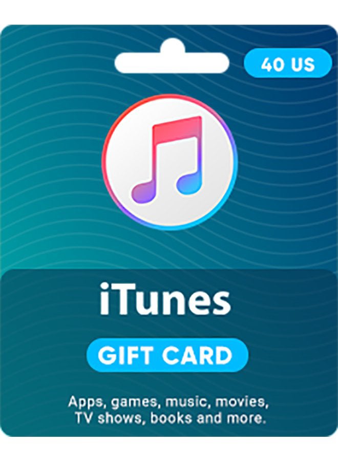 iTunes 40$ Gift Card -USA (Delivery via SMS/WhatsApp)