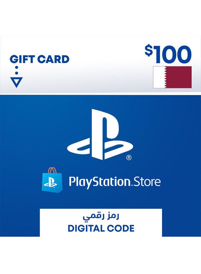 PSN Qatar 100$ Gift Card (Delivery via SMS/WhatsApp)