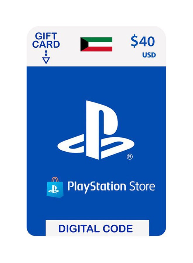 PSN Kuwait Store 40$ Gift Card (Delivery via SMS/WhatsApp)