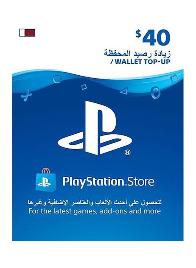 PSN Qatar 40$ Gift Card (Delivery via SMS/WhatsApp)