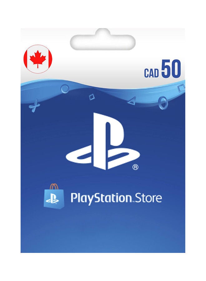 PSN 50 CAD Gift Card (Delivery via SMS/WhatsApp)