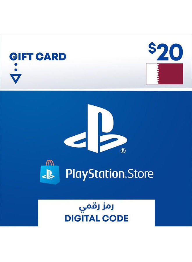 PSN Qatar 20$ Gift Card (Delivery via SMS/WhatsApp)