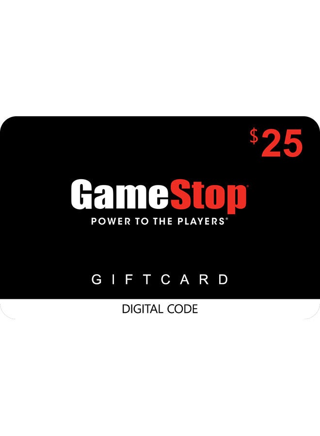 Game Stop Card 25 USD (Delivery via SMS/WhatsApp)