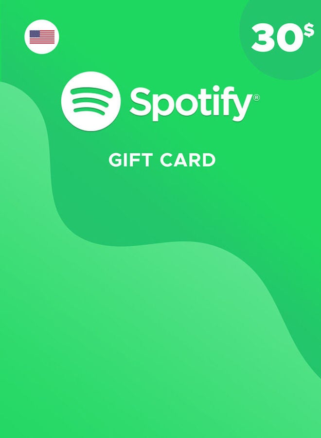 Spotify Card 30$ for US Accounts (Delivery via SMS/WhatsApp)