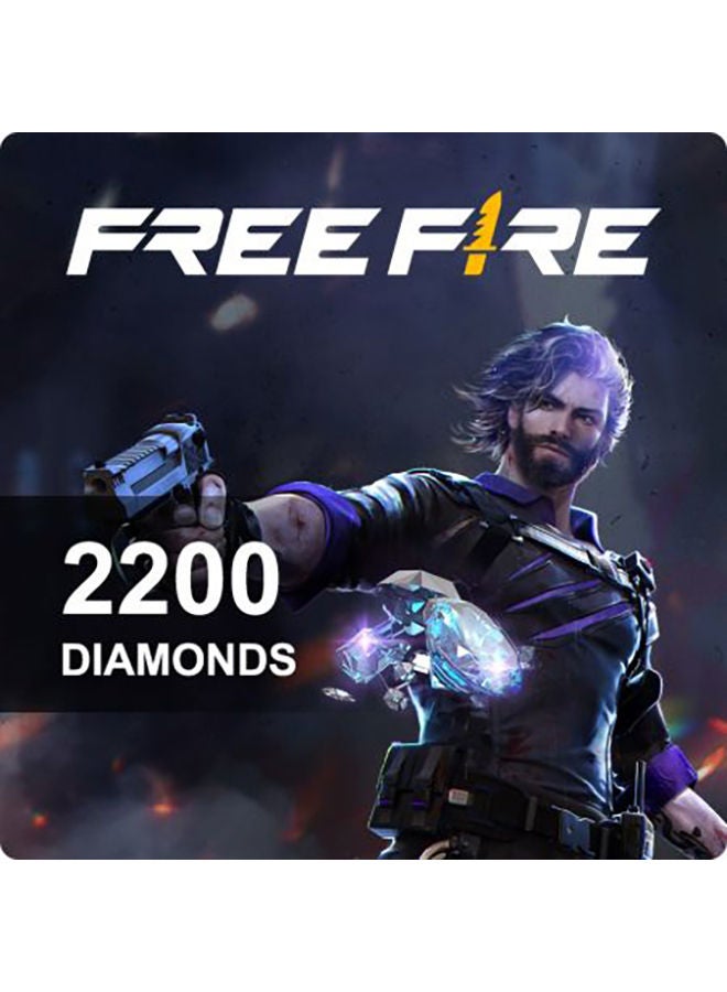 FreeFire 2200 Diamonds (Delivery via SMS/WhatsApp)