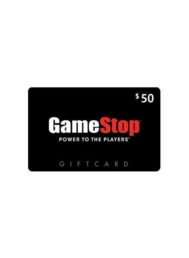 Game Stop Card 50 USD (Delivery via SMS/WhatsApp)