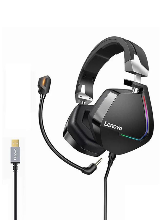 H402 USB RGB Gaming Headset 7.1 Surround RGB - Deep Bass - Detachable Noise Cancelation Microphone - PC and Laptop