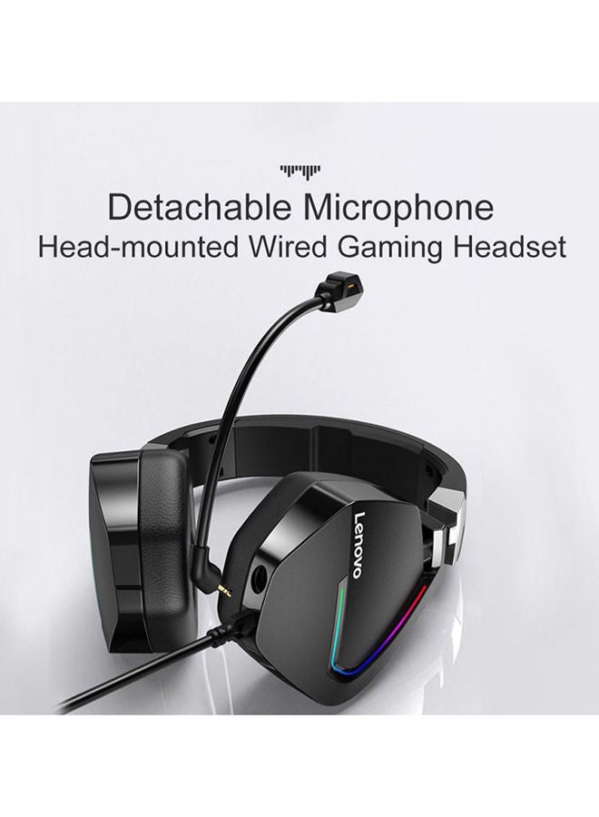 H402 USB RGB Gaming Headset 7.1 Surround RGB - Deep Bass - Detachable Noise Cancelation Microphone - PC and Laptop