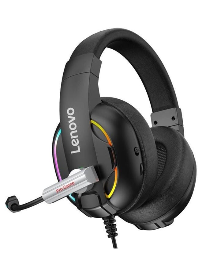 HU75 RGB Lighting Adjustable Gaming Headset with Microphone