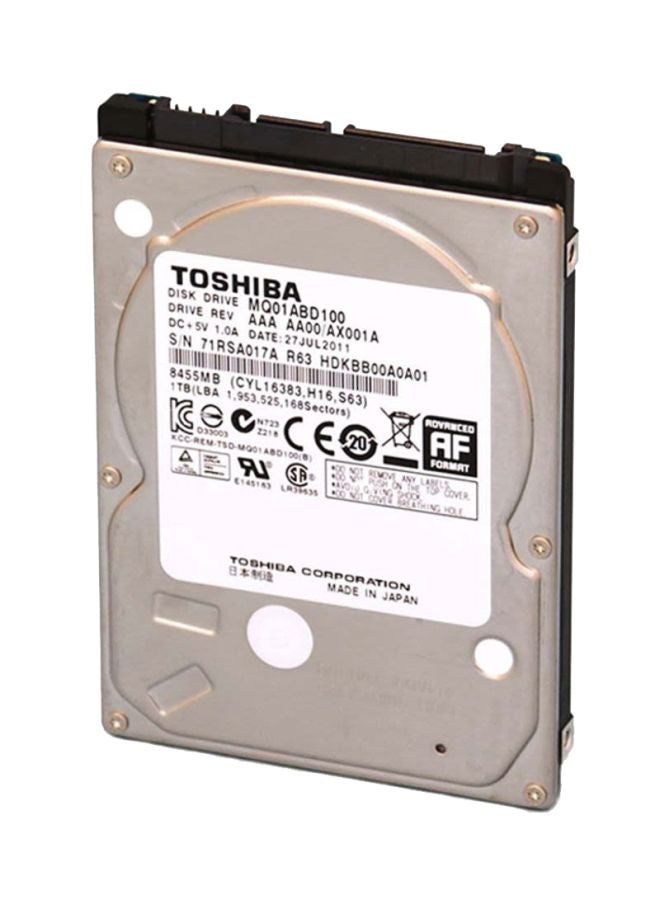 Internal Notebook Hard Disk Drive Silver