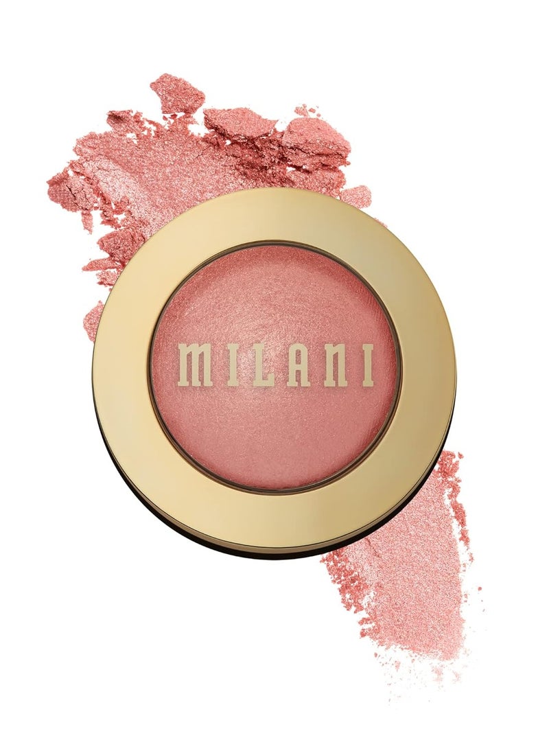 Milani Baked Blush - Petal Primavera (0.12 Ounce) Cruelty-Free Powder Blush - Shape, Contour & Highlight Face for a Shimmery or Matte Finish