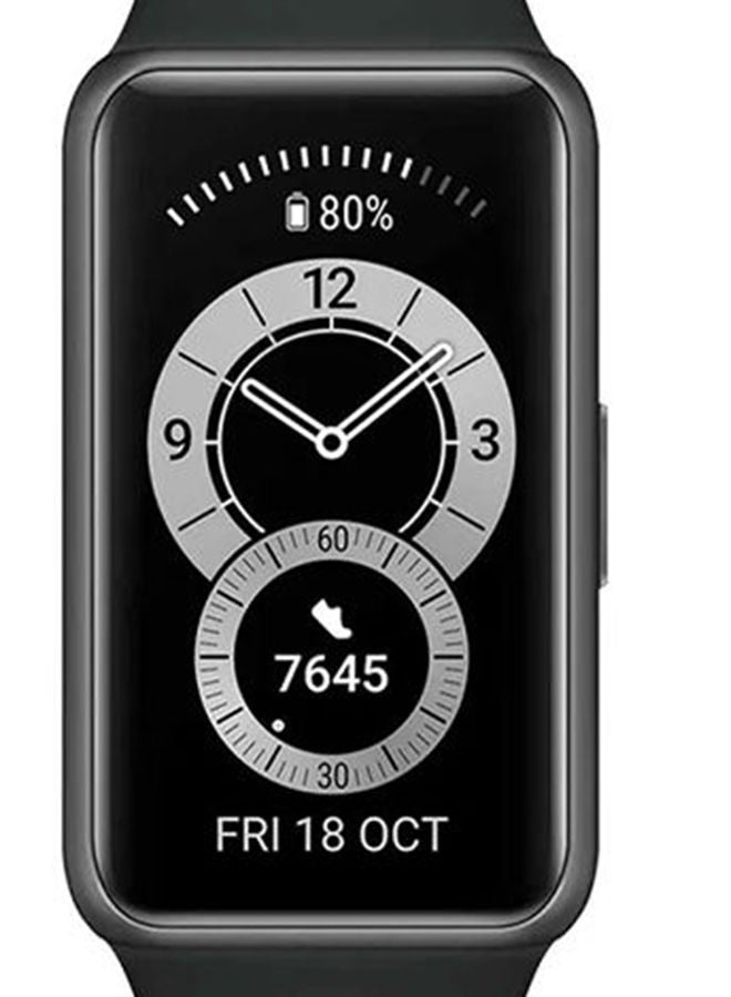 Band 6 All-Day SPO2 Monitoring Fullview Display 2 Weeks Battery Life 1.47 inch Graphite Black