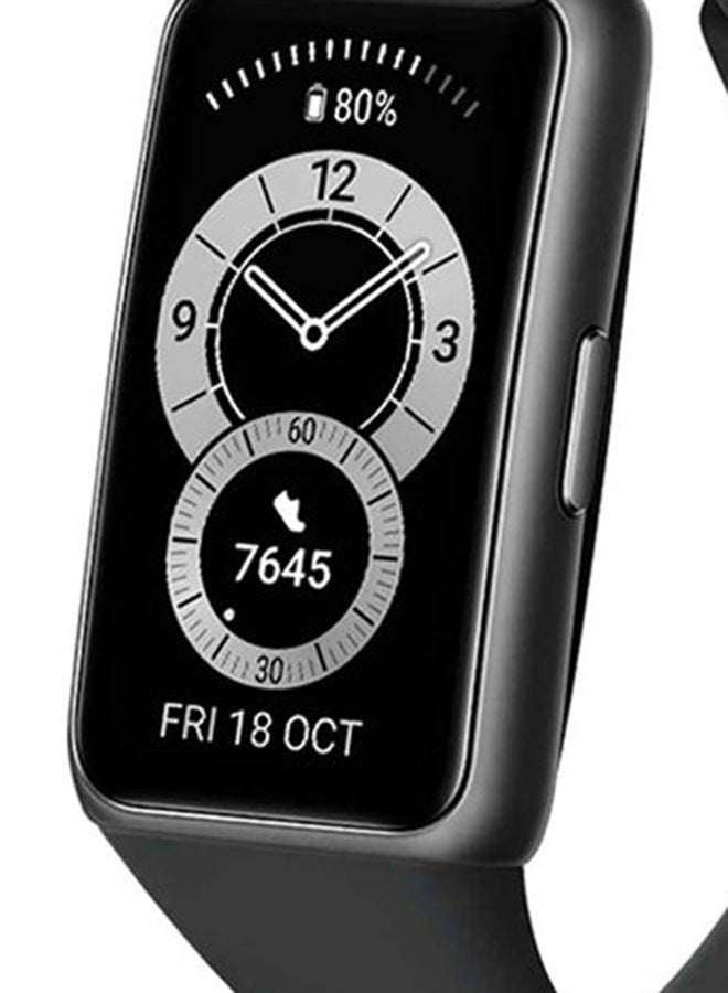 Band 6 All-Day SPO2 Monitoring Fullview Display 2 Weeks Battery Life 1.47 inch Graphite Black