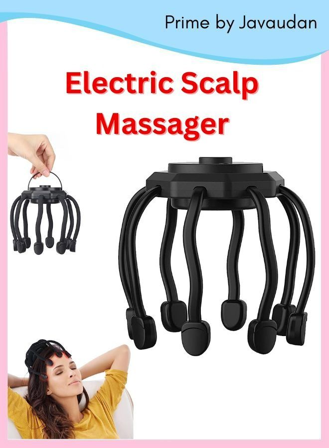 Electric Scalp Massager with 3 Modes 360 Degree Head Massager with 8 Claws