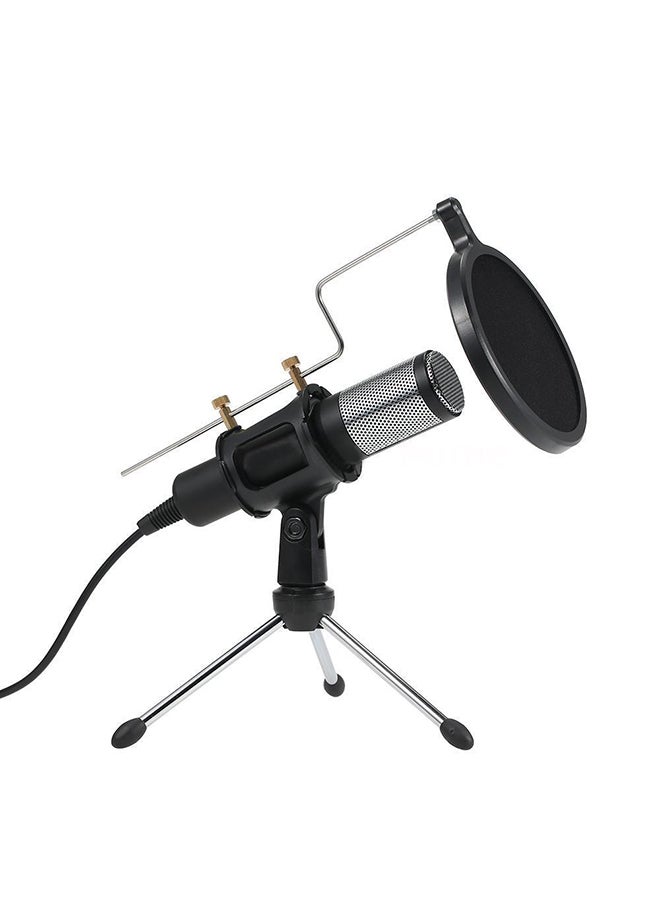 Microphone Condenser With Stand C4806 Black