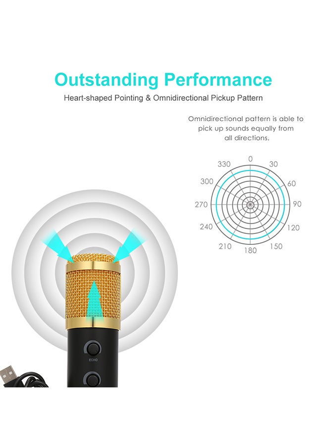 USB Condenser Microphone V543 Black