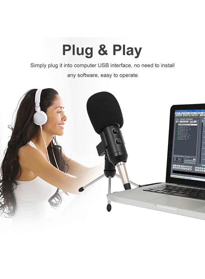 USB Condenser Microphone V543 Black
