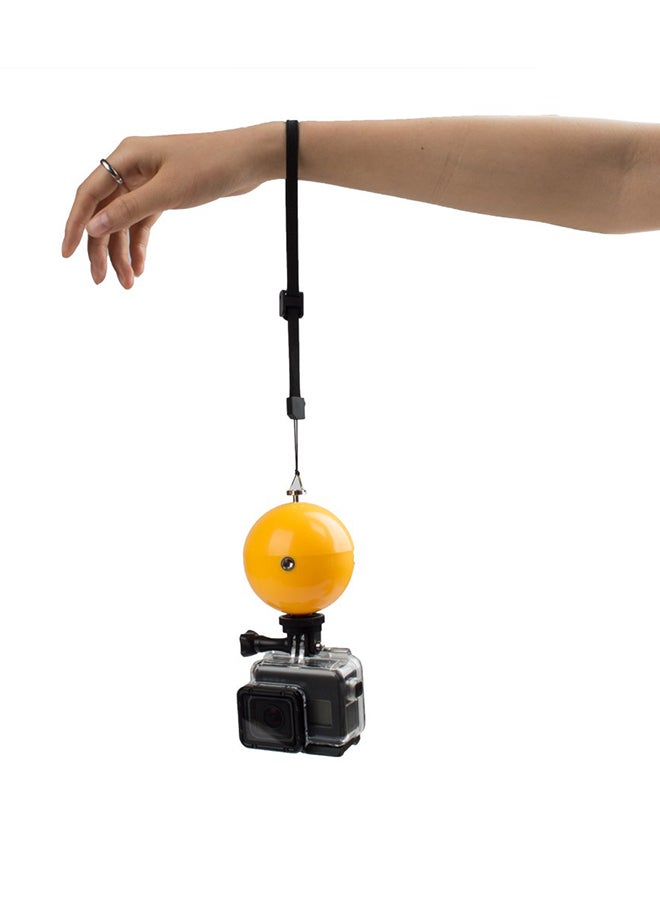 Photography Floating Bobber Ball For GoPro Camera Yellow