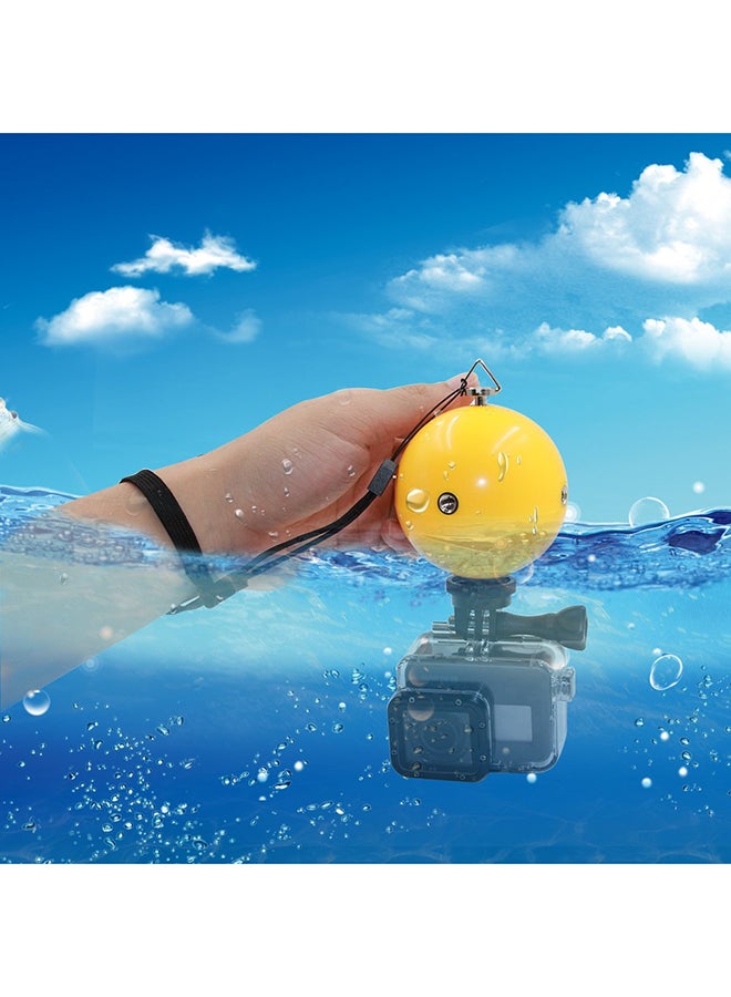 Photography Floating Bobber Ball For GoPro Camera Yellow