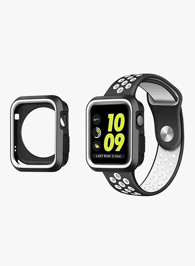 Protective Case Cover For Apple Watch Series 3 42mm Black