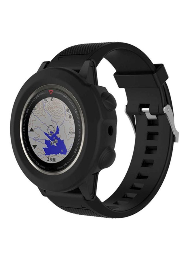 Protective Case Cover For Garmin Fenix 5X Plus Black