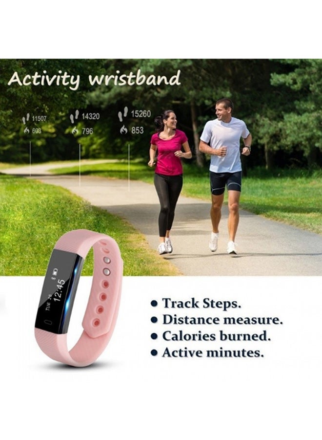 ID115 Bluetooth Fitness Tracker Pink