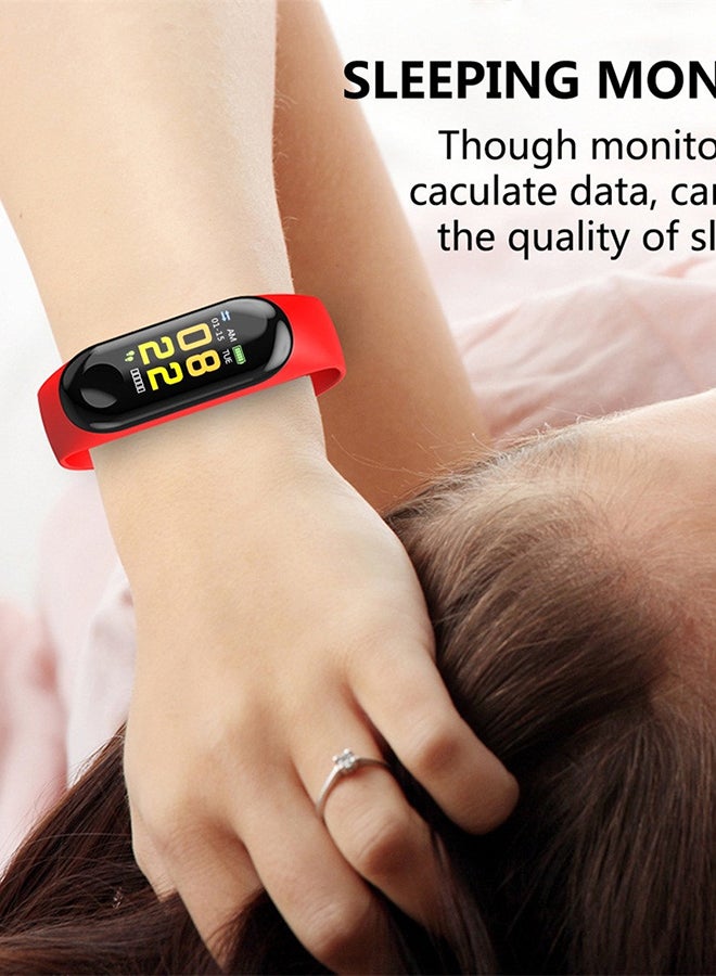 M3 Fitness Tracker Red