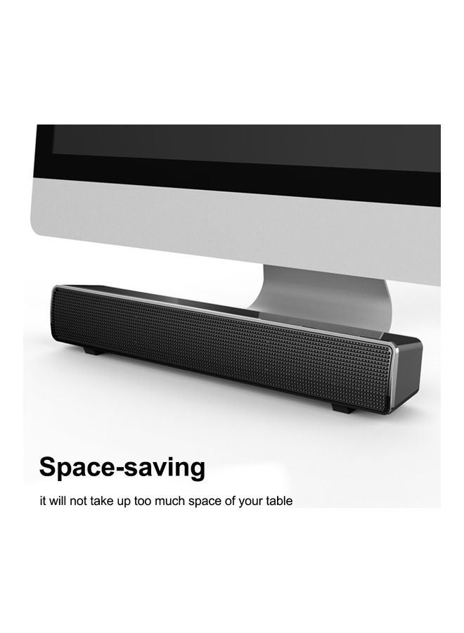 V-103 Computer Speaker Bar No Black
