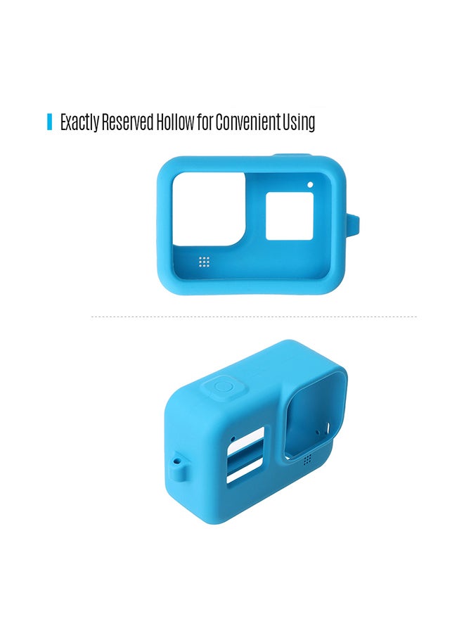 Silicone Protective Housing GoPro Hero 8 Action Camera Case Blue