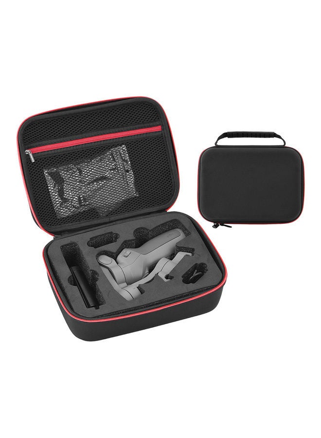 Portable Gimbal Stabilizer Storage Case  Bag Black/Red